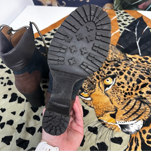 See By Chloe Eileen Lug Sole Combat Boot - Picture 4 of 7